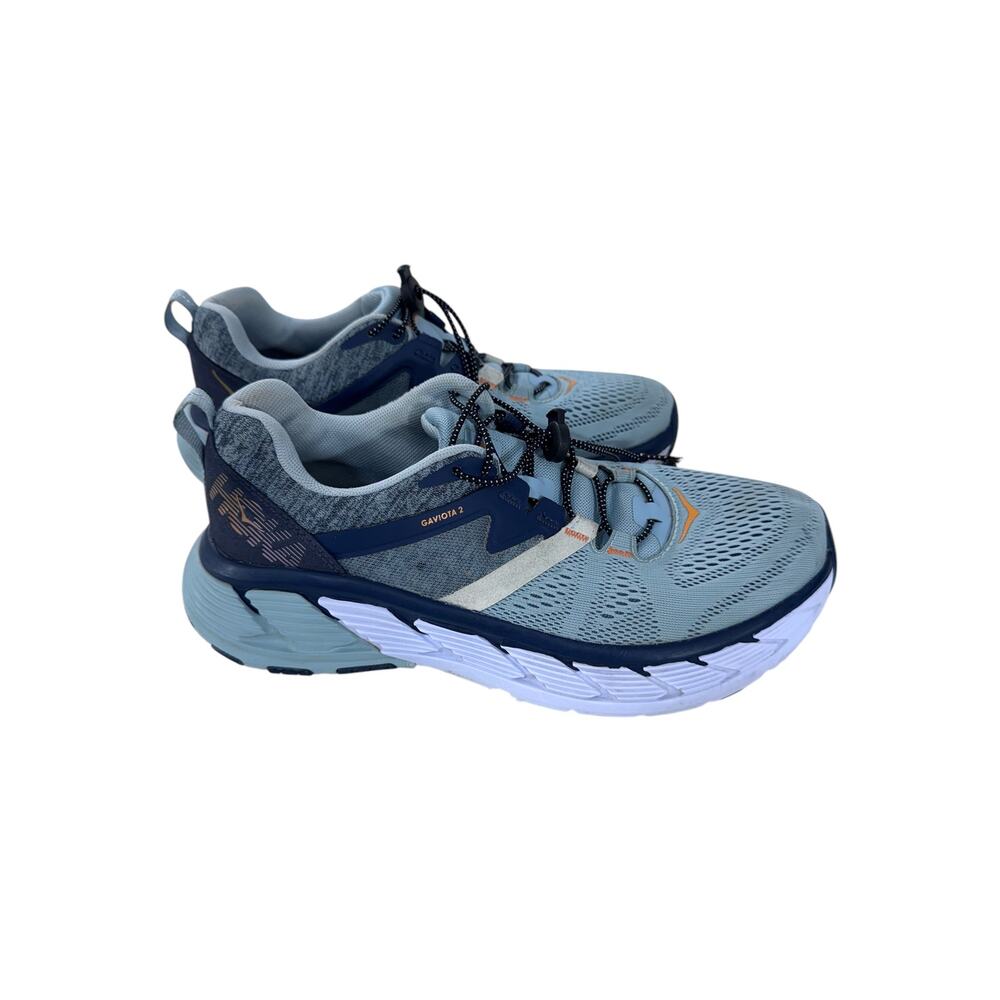 "HOOKA"  Graviota 2,‎ Sneakers, women's Running Shoes,Size 9.5, Blue & Orange
